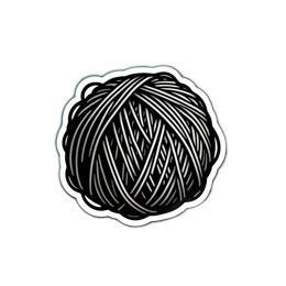 knitting yarn SVG PNG design