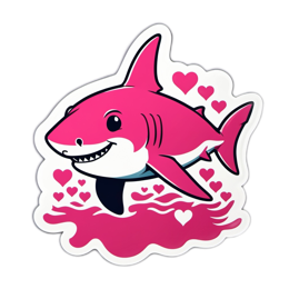 quotes shark hearts SVG PNG design