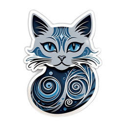 fantasy cat SVG PNG design with clean design elements