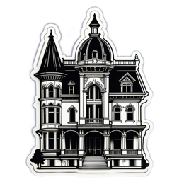 victorian architecture SVG PNG design