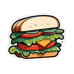 sandwich illustration SVG PNG design