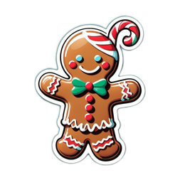 christmas gingerbread SVG PNG design with clean design elements
