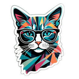 glasses SVG PNG design with clean design elements