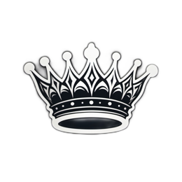 crown graphics SVG PNG design with clean design elements