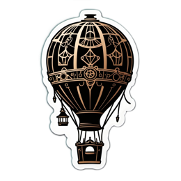 hot air balloon SVG PNG design