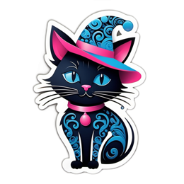 halloween cat magic SVG PNG design