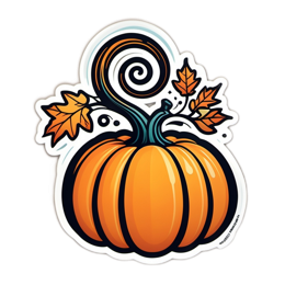 pumpkin autumn SVG PNG design with clean design elements