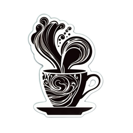 coffee artistic SVG PNG design