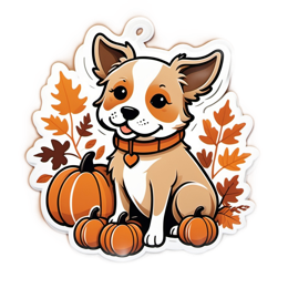 halloween dog pumpkins SVG PNG design with clean design elements, orange floral elements