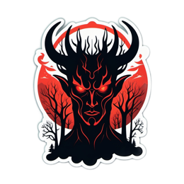 demon SVG PNG design with clean design elements