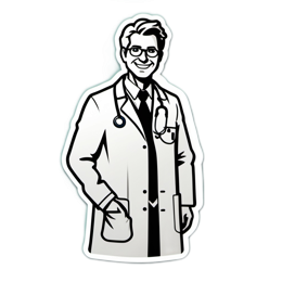 education doctor SVG PNG design with clean design elements