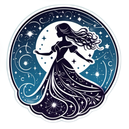 silhouette moon SVG PNG design