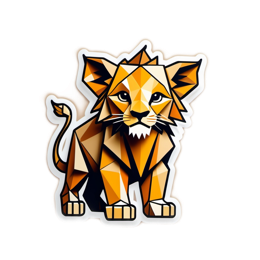lion SVG PNG design with clean design elements
