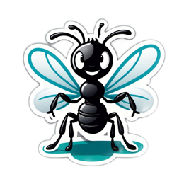 fantasy cartoon ant SVG PNG design with clean design elements