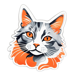 pets cat SVG PNG design with clean design elements