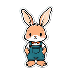 bunny cartoon SVG PNG design