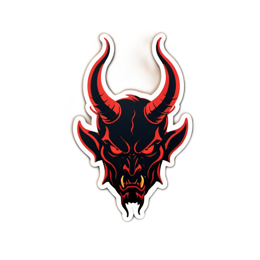 fantasy devilstickers SVG PNG design with clean design elements