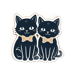 stickers cats SVG PNG design