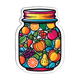 fruits jar SVG PNG design