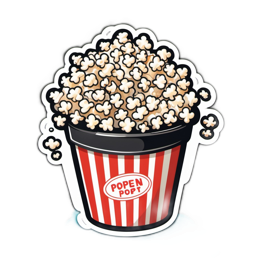 popcorn snack SVG PNG design