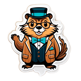 sticker cartoon SVG PNG design with clean design elements