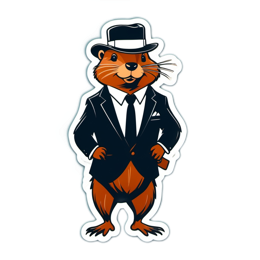 fashion gangster SVG PNG design with clean design elements