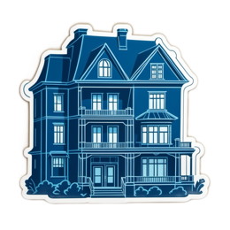 house building SVG PNG design