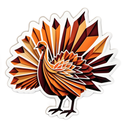 turkey artistic SVG PNG design with clean design elements