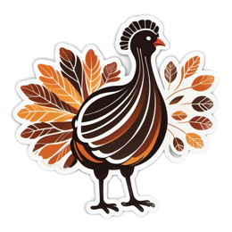 chicken autumn SVG PNG design with clean design elements
