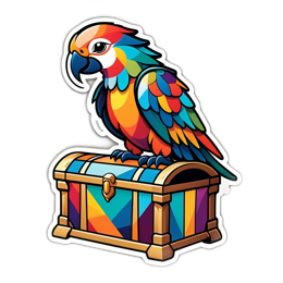 fantasy parrot treasure SVG PNG design