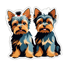 pets yorkshireterriers SVG PNG design with clean design elements