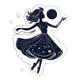 dancer stars SVG PNG design