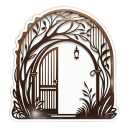 fantasy doorway SVG PNG design