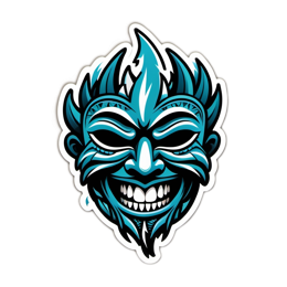 fantasy mask SVG PNG design with clean design elements
