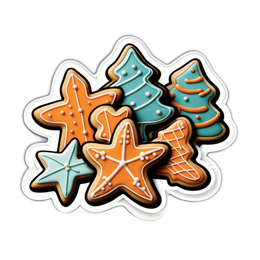 christmas cookies SVG PNG design