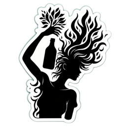 artistic expression foliage SVG PNG design with clean design elements