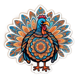 turkey pattern SVG PNG design