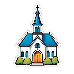 church building SVG PNG design