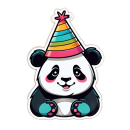 party panda SVG PNG design