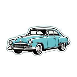 vintage car illustration SVG PNG design