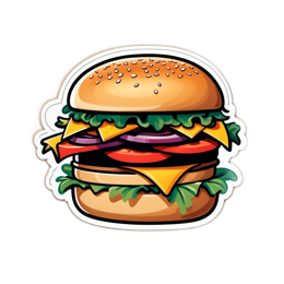 burger cheese SVG PNG design