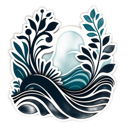 wave plants SVG PNG design
