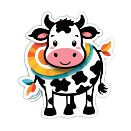 animals cow SVG PNG design with clean design elements