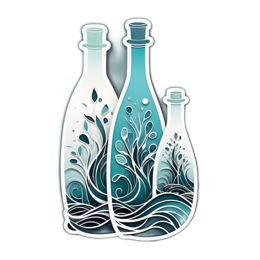 bottles SVG PNG design