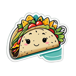 taco cartoon illustration SVG PNG design
