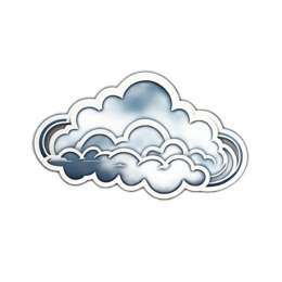 clouds SVG PNG design with clean design elements