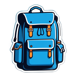 backpack school SVG PNG design with clean design elements
