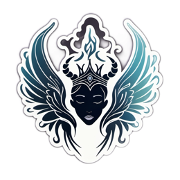 fantasy wings SVG PNG design with clean design elements