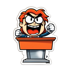 character expression aggression SVG PNG design with clean design elements