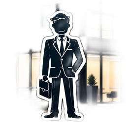 business professional SVG PNG design with clean design elements